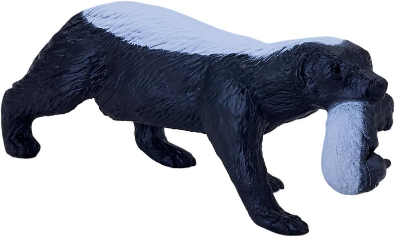 MOJO Honey Badger Female with cub Toy Figure - Image 1